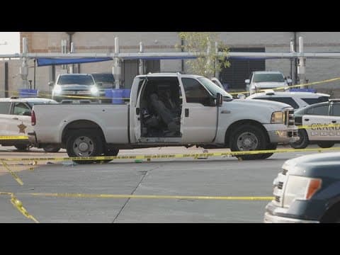 2 officers recovering after being shot at a gas station