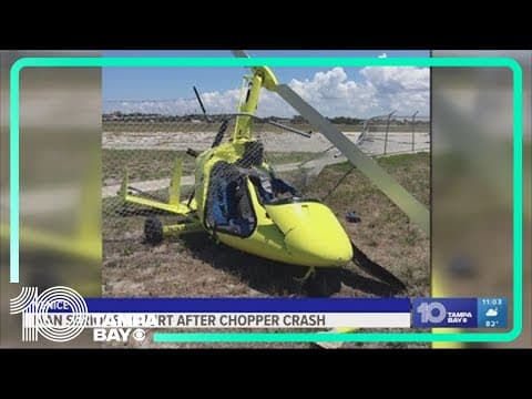 Pilot seriously injured after helicopter crash in Venice
