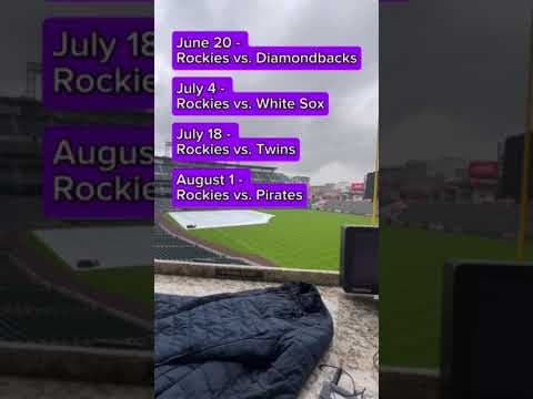Rockies are playing the Mets at home tonight!