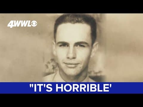 'We found him - It's horrible' - Family waited 42 years to find out WW2 vet died in New Orleans