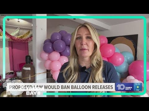 Proposed law would make balloon releases illegal in Florida