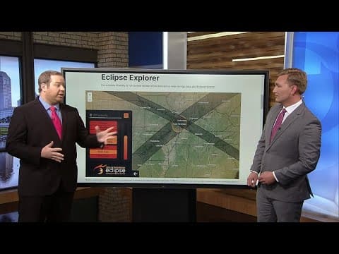 Tracking the 2024 total solar eclipse path