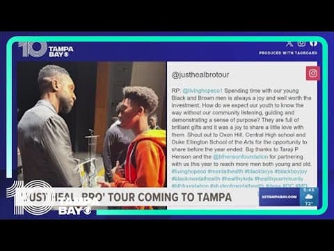 Just Heal, Bro: Multi-city tour advocates for mental health of Black men and boys