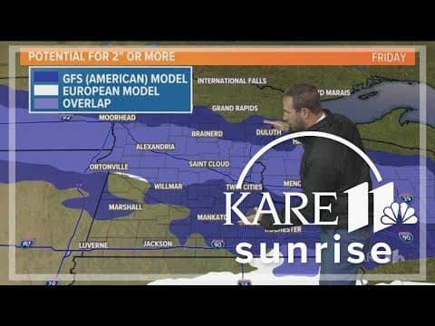 How much will it snow in Minneapolis?