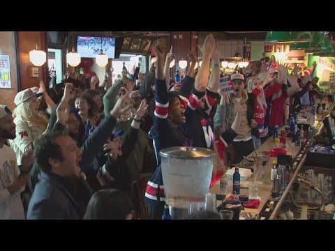 Capitals fans gathered to watch Ovechkin net record-setting goal