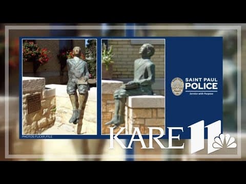 St. Paul Police asking for public's help after F. Scott Fitzgerald statue was stolen
