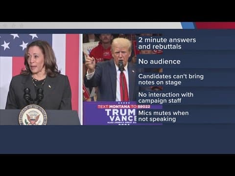 Rules for the 2024 Presidential debate
