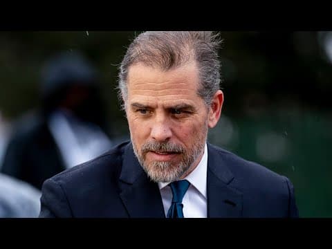 President Biden's son Hunter charged with gun felony, tax misdemeanors