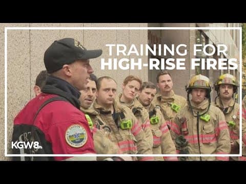 Portland firefighters train for high-rise fires