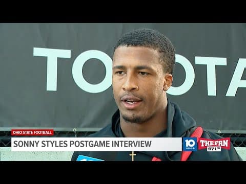 Sonny Styles postgame interview | Ohio State vs. Washington