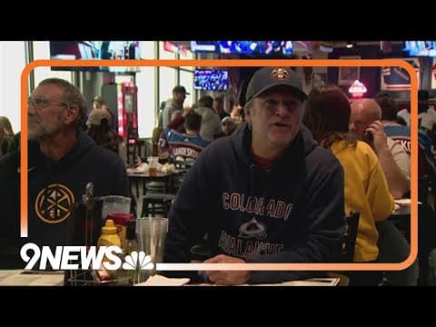 Fans gather at sports bar to watch Avs and Nuggets compete in playoffs