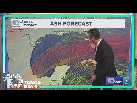 Volcanic Ash over Florida from Mexico could bring hazy skies
