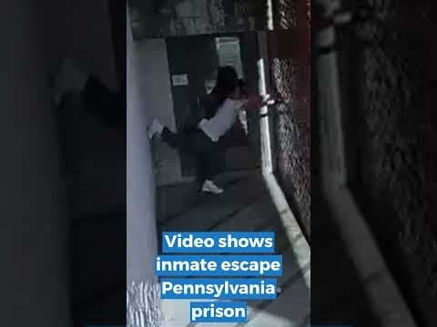 Video shows inmate escape Pennsylvania prison #shorts