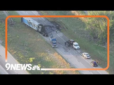 8 injured in fiery head-on crash in Arapahoe County