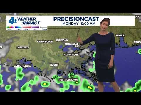 New Orleans Weather: Scattered rain and near-average heat ahead