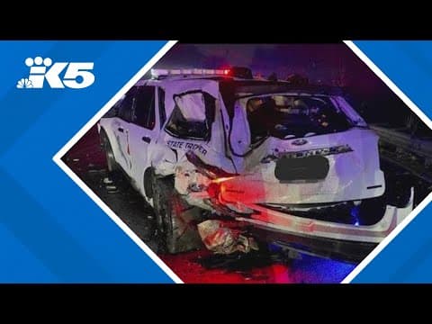 Four WSP vehicles hit by apparent impaired drivers within hours of each other