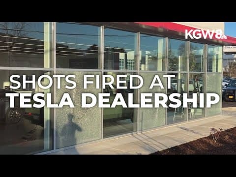 Tigard Tesla dealership damaged by gunfire