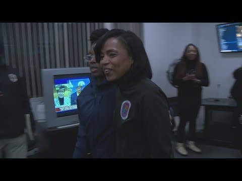 County Executive Angela Alsobrooks visits Department of Transportation to thank snow plow drivers