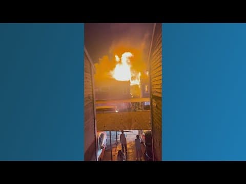 'Heard a big boom' | Woman describes escaping Alief apartment fire Friday morning