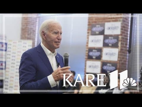 Biden begins pivotal week by maintaining his position that he can beat Trump