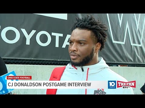 CJ Donaldson postgame interview | Ohio State vs. Washington
