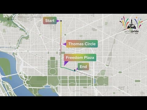 Road closures, crowd preparation begins for WorldPride 2025 in DC