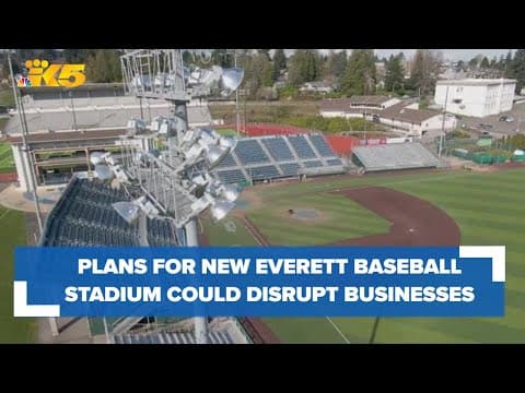 Plans for new Everett baseball stadium could disrupt dozens of nearby businesses