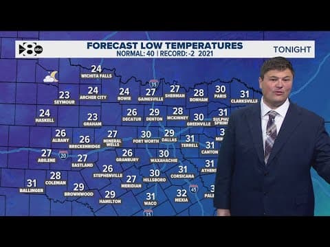 DFW Weather: Cold front hits North Texas