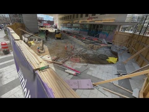 Silver Spring business owners express ongoing concerns with purple line construction blocking street