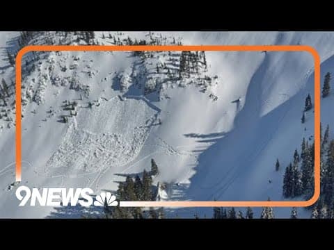 40 avalanches triggered in Colorado since Thursday