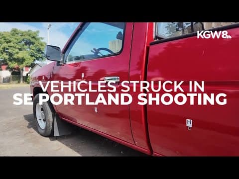 Stray bullets from shooting in SE Portland damage multiple parked cars