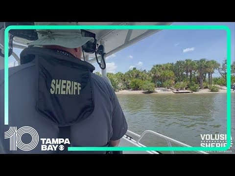 Squatters take over Florida island with treehouses, trampoline