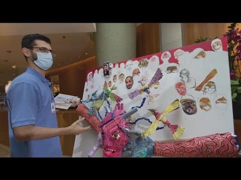 Hospital volunteer offers friendly faces & art from the heart