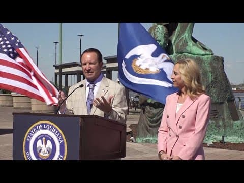 Watch Live: Gov. Landry signs additional crime bills