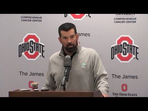 Ohio State Football press conference: Ryan Day speaks ahead of Western Michigan game