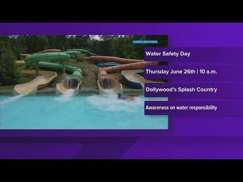 World's largest swimming lesson at Dollywood's Splash Country