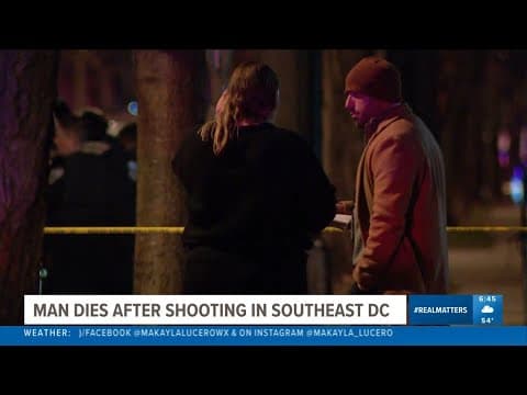 Shooting in Southeast DC leaves 1 man dead