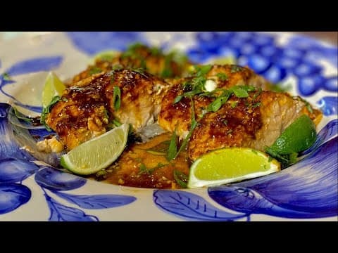 Sriracha Cedar Plank Salmon | Cooking with Styles