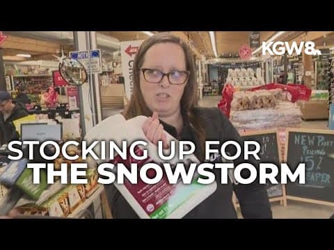 Portlanders stock up for storm; safety experts warn of carbon monoxide poisoning