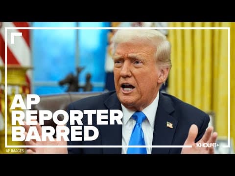 AP pushes back on Trump administration after reporter blocked from White House event
