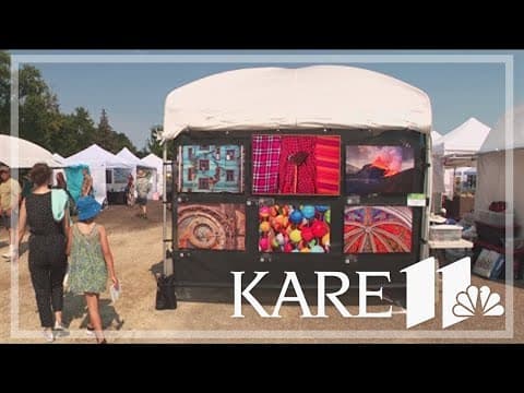 Uptown Art Fair underway at new location