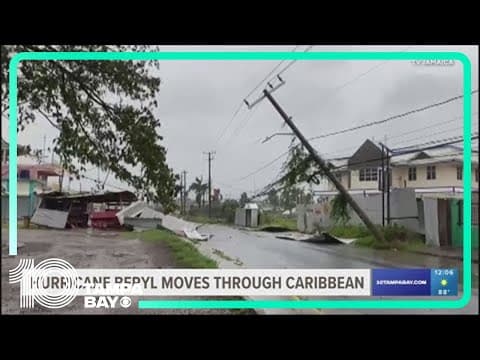 Hurricane Beryl moves through the Caribbean, leaving destruction in its wake