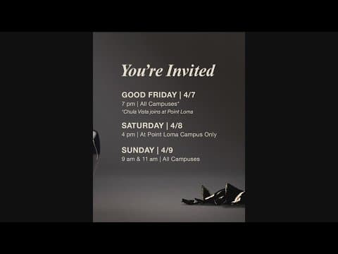 Easter Weekend Services at the Rock Church