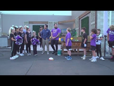 Carlsbad Pop Warner Cheer and Football visit CBS 8 Mornings