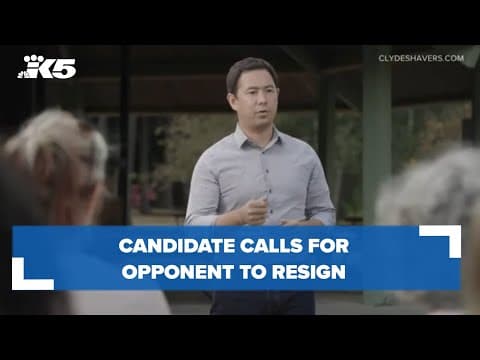 Candidate calls for opponent to resign