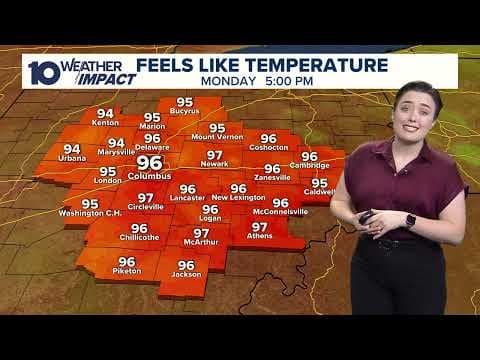 Columbus, Ohio morning weather | Very warm start to the week