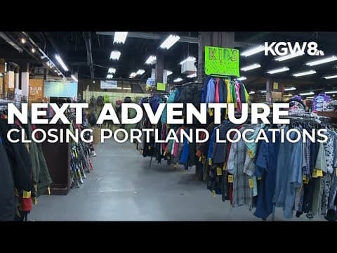 Portland outdoor sporting goods store closing after nearly 30 years