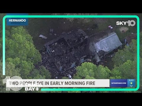 2 dead following house fire in Hernando County