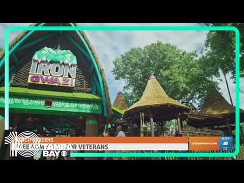 Busch Gardens offers free admission to military members, veterans and their families