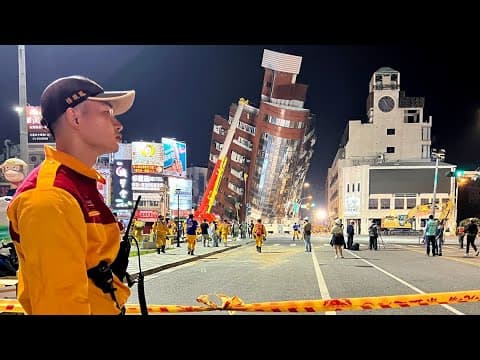 Taiwan earthquake latest: At least 9 dead, hundreds hurt during powerful quake